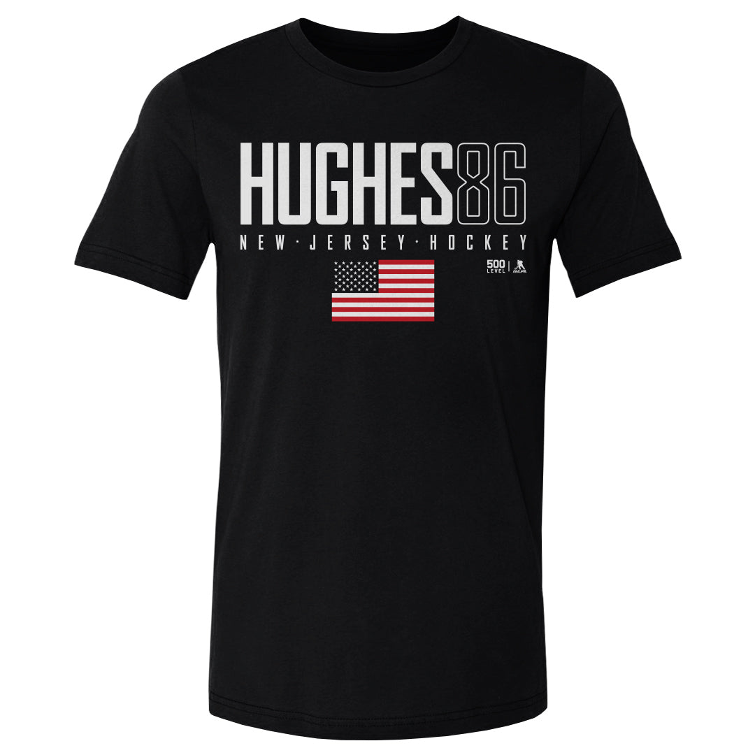 Jack Hughes Men's Cotton T-Shirt | 500 LEVEL