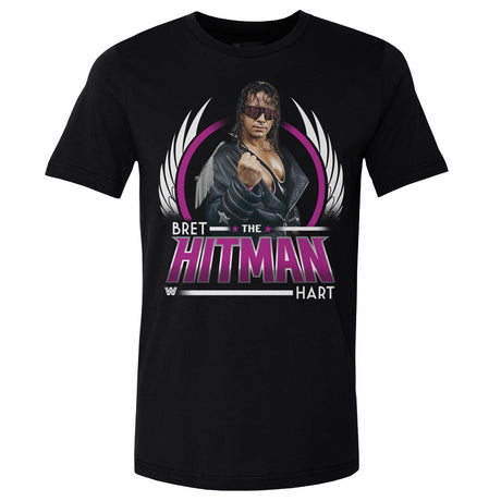 Bret Hart Men's Cotton T-Shirt | 500 LEVEL