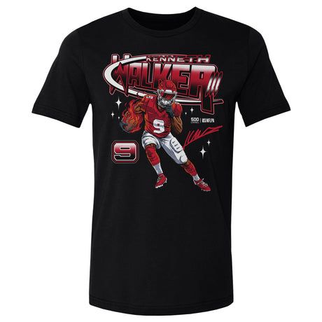 Kenneth Walker III Men's Cotton T-Shirt | 500 LEVEL