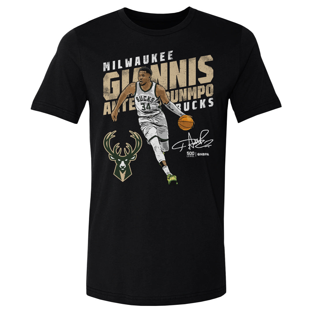 Giannis Antetokounmpo Men's Cotton T-Shirt | 500 LEVEL