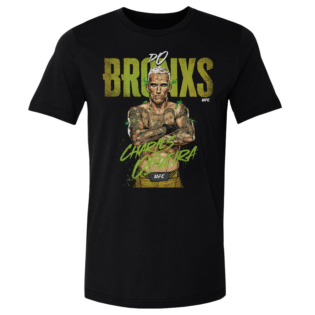 Charles Oliveira Men's Cotton T-Shirt | 500 LEVEL