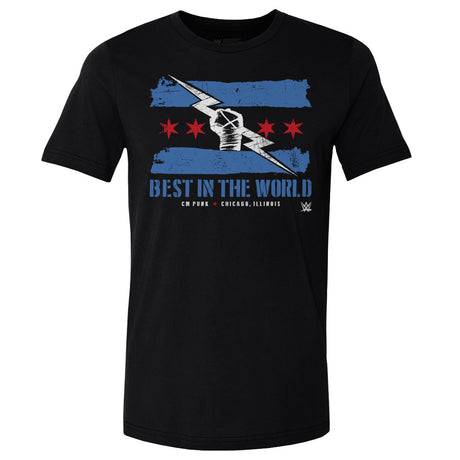 CM Punk Men's Cotton T-Shirt | 500 LEVEL