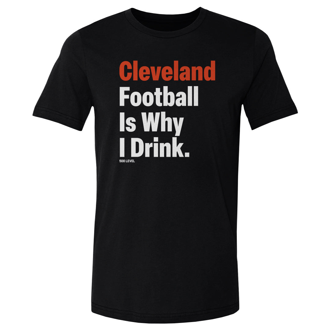 Cleveland Football Men's Cotton T-Shirt | 500 LEVEL