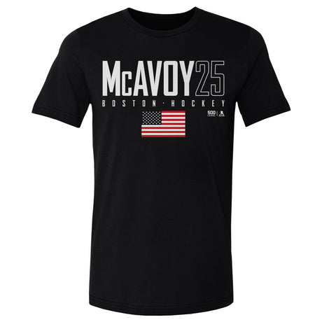 Charlie McAvoy Men's Cotton T-Shirt | 500 LEVEL