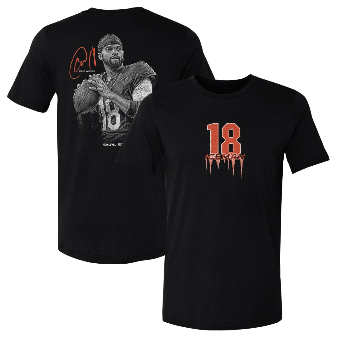 Caleb Williams Men's Cotton T-Shirt | 500 LEVEL