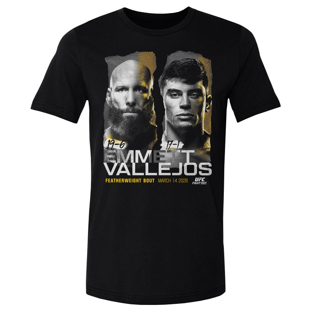 UFC Events Men's Cotton T-Shirt | 500 LEVEL