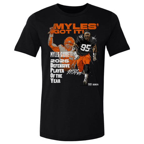 Myles Garrett Men's Cotton T-Shirt | 500 LEVEL