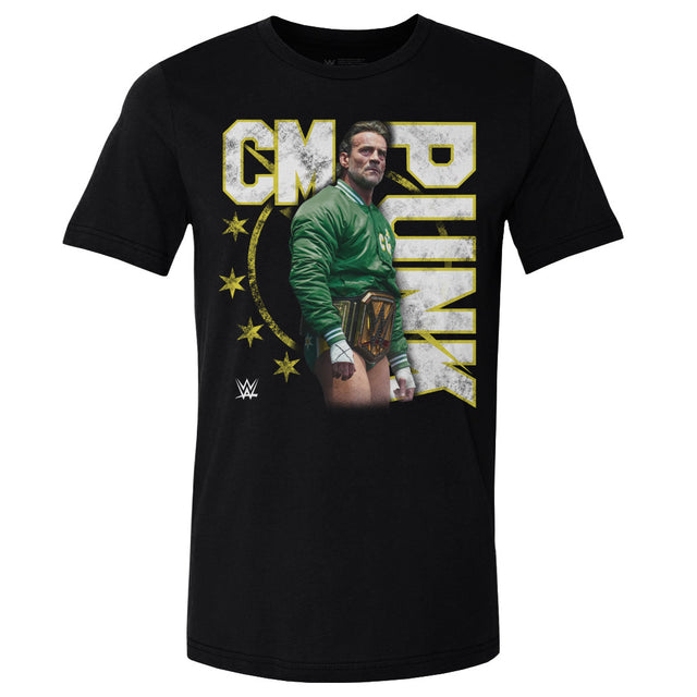 CM Punk Men's Cotton T-Shirt | 500 LEVEL