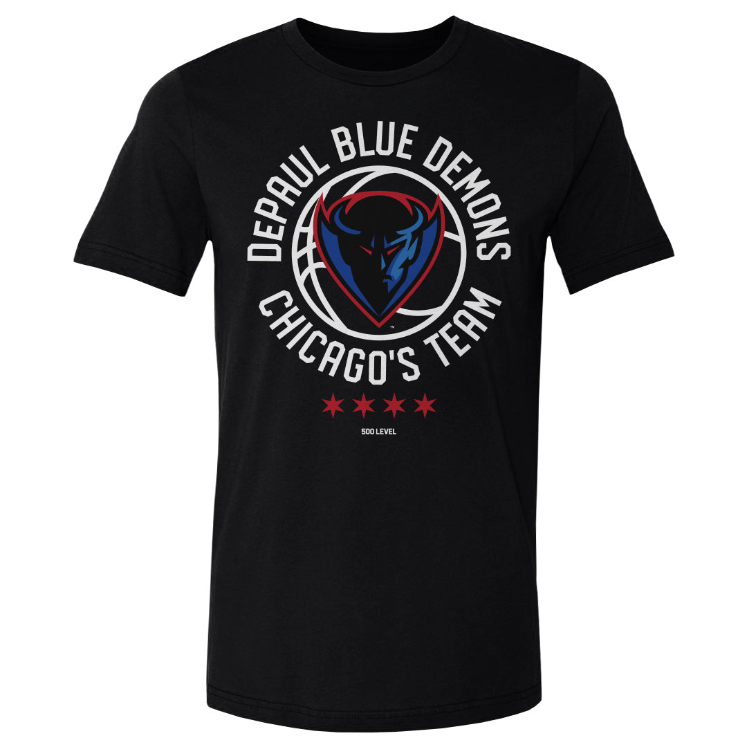 DePaul Blue Demons Men's Cotton T-Shirt | 500 LEVEL