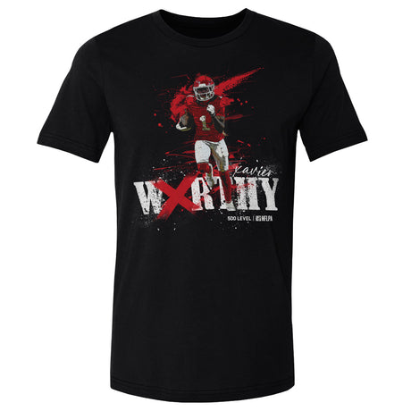 Xavier Worthy Men's Cotton T-Shirt | 500 LEVEL
