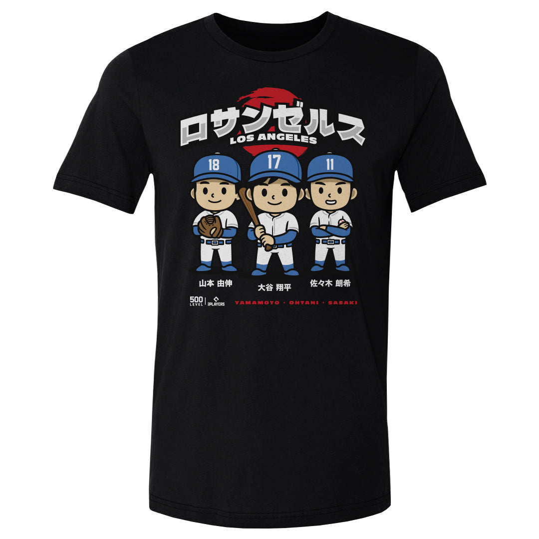 SHOEI OHTANI Tシャツ 130サイズ Shohei Ohtani Los Angeles D Chibi Anime Men's Cotton T-Shirt – 500
