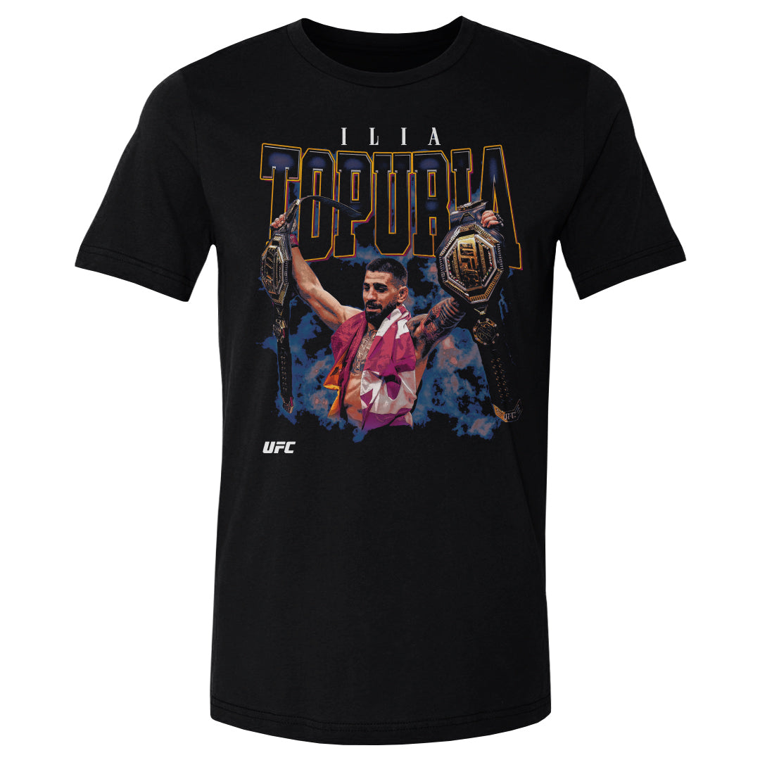 Ilia Topuria Men's Cotton T-Shirt | 500 LEVEL
