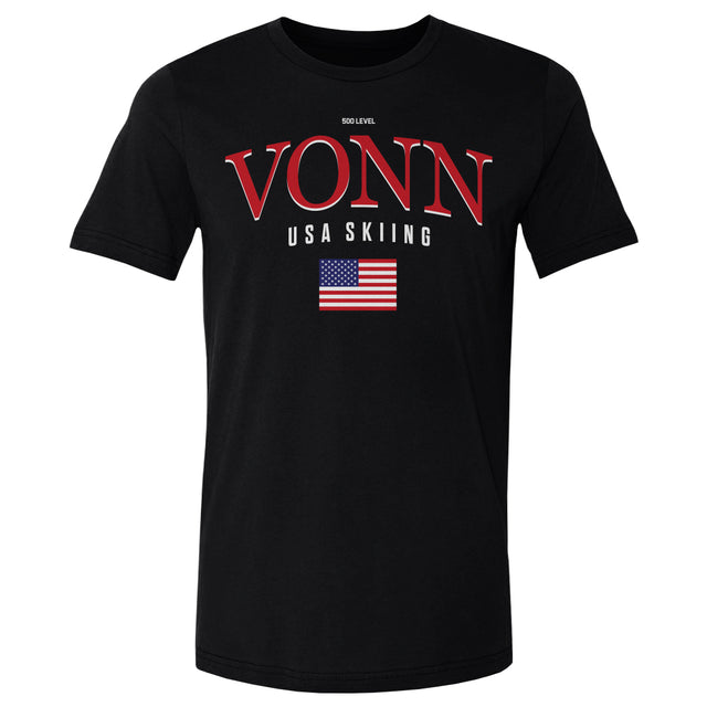 Lindsey Vonn Men's Cotton T-Shirt | 500 LEVEL
