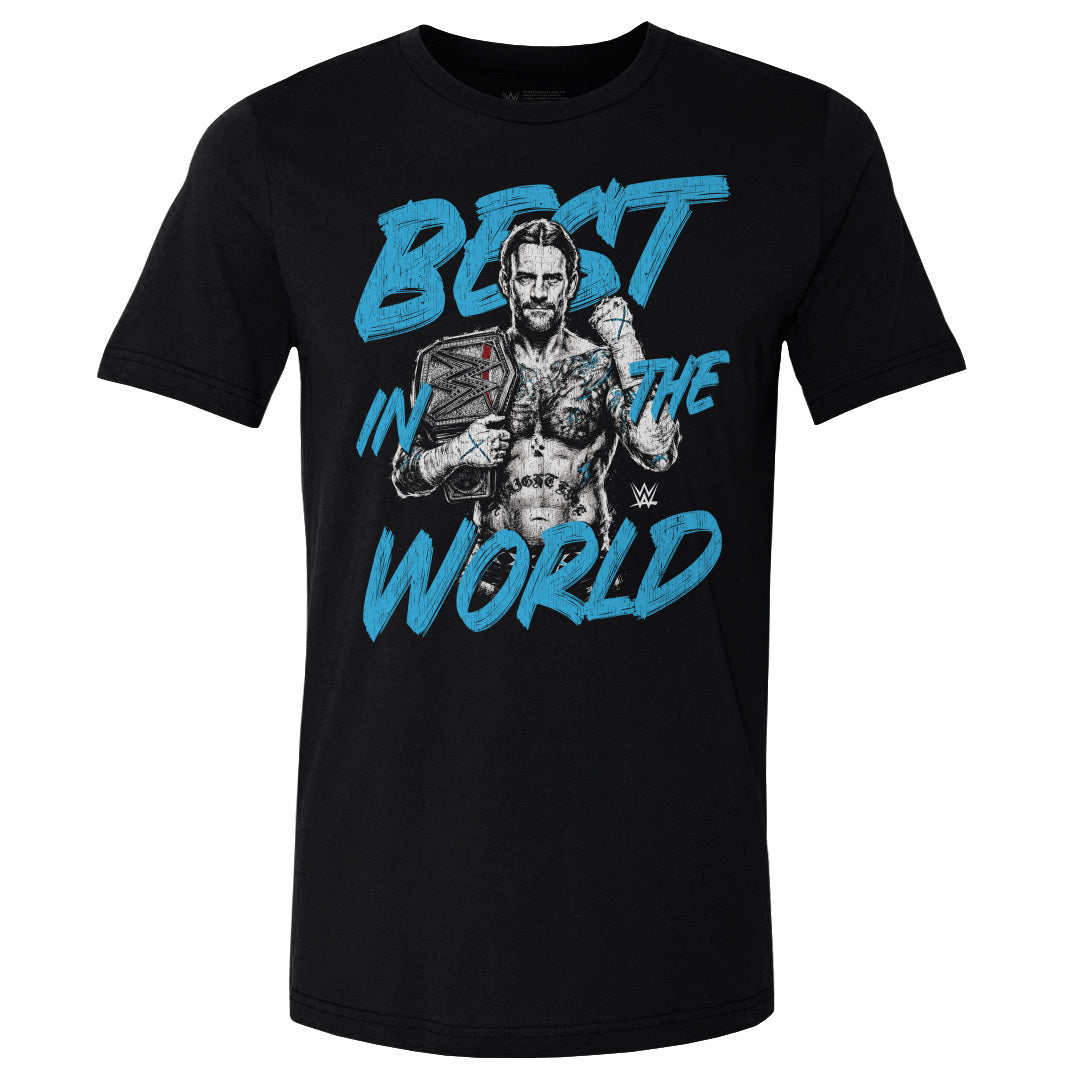 CM Punk Men's Cotton T-Shirt | 500 LEVEL