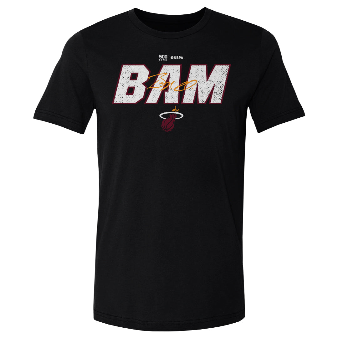 Bam Adebayo Men's Cotton T-Shirt | 500 LEVEL