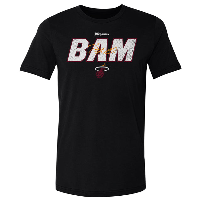 Bam Adebayo Men's Cotton T-Shirt | 500 LEVEL