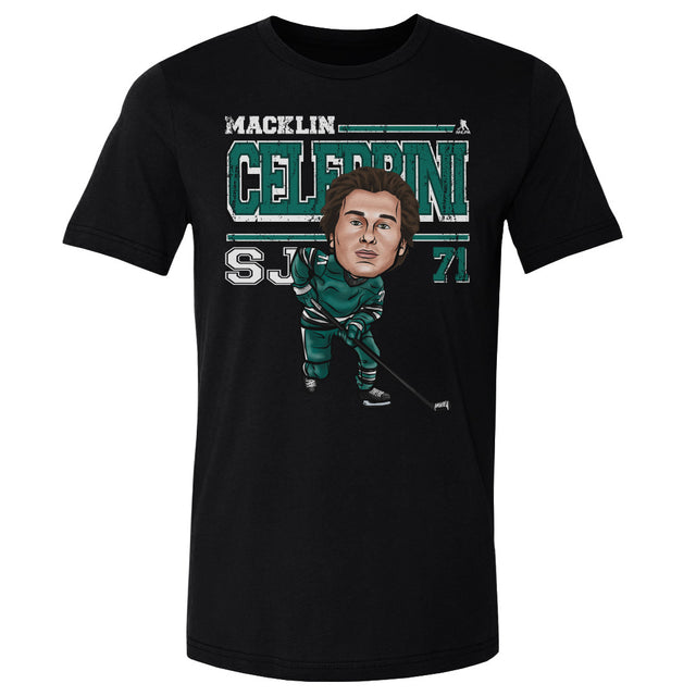 Macklin Celebrini Men's Cotton T-Shirt | 500 LEVEL
