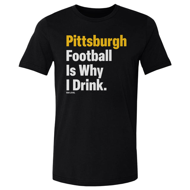 Pittsburgh Football Men's Cotton T-Shirt | 500 LEVEL