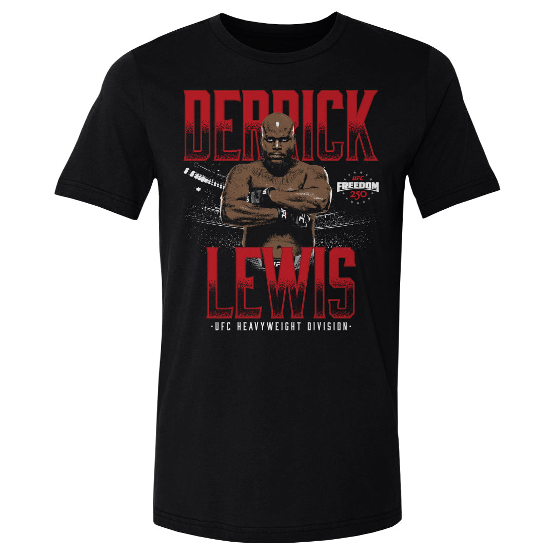 Derrick Lewis Men's Cotton T-Shirt | 500 LEVEL
