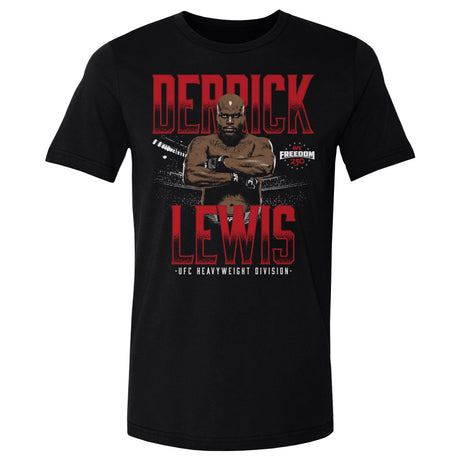 Derrick Lewis Men's Cotton T-Shirt | 500 LEVEL