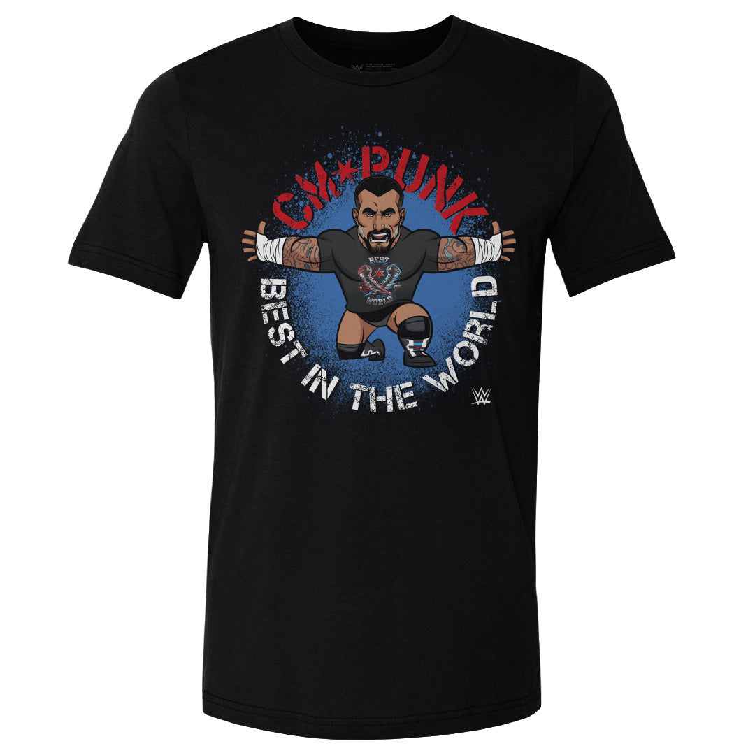 CM Punk Men's Cotton T-Shirt | 500 LEVEL