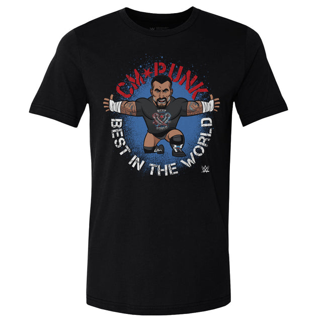 CM Punk Men's Cotton T-Shirt | 500 LEVEL