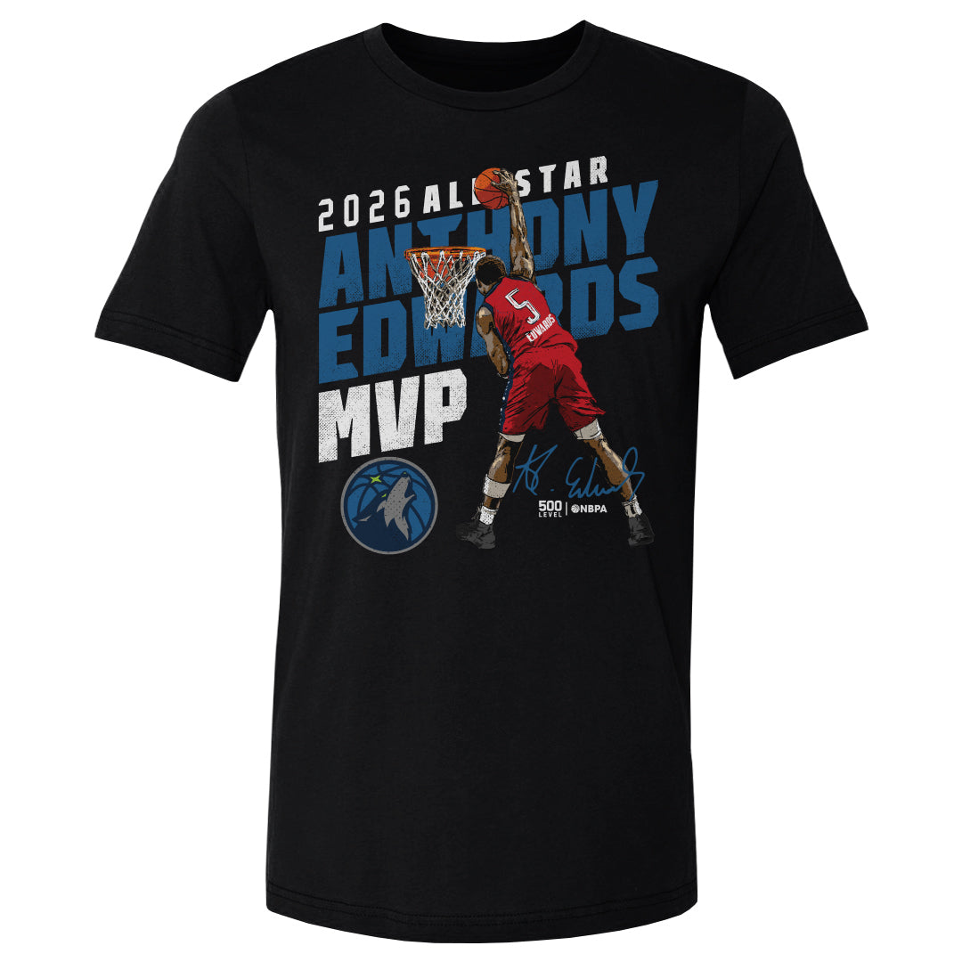 Anthony Edwards Men's Cotton T-Shirt | 500 LEVEL