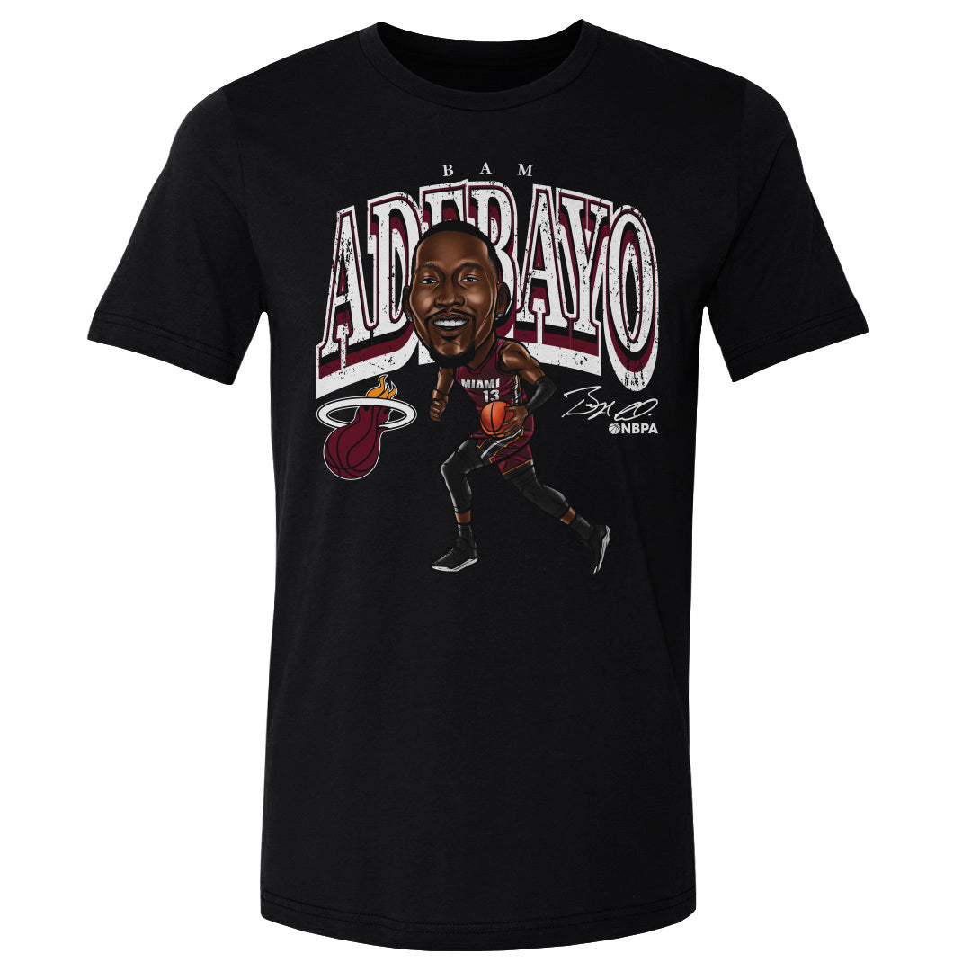 Bam Adebayo Men's Cotton T-Shirt | 500 LEVEL