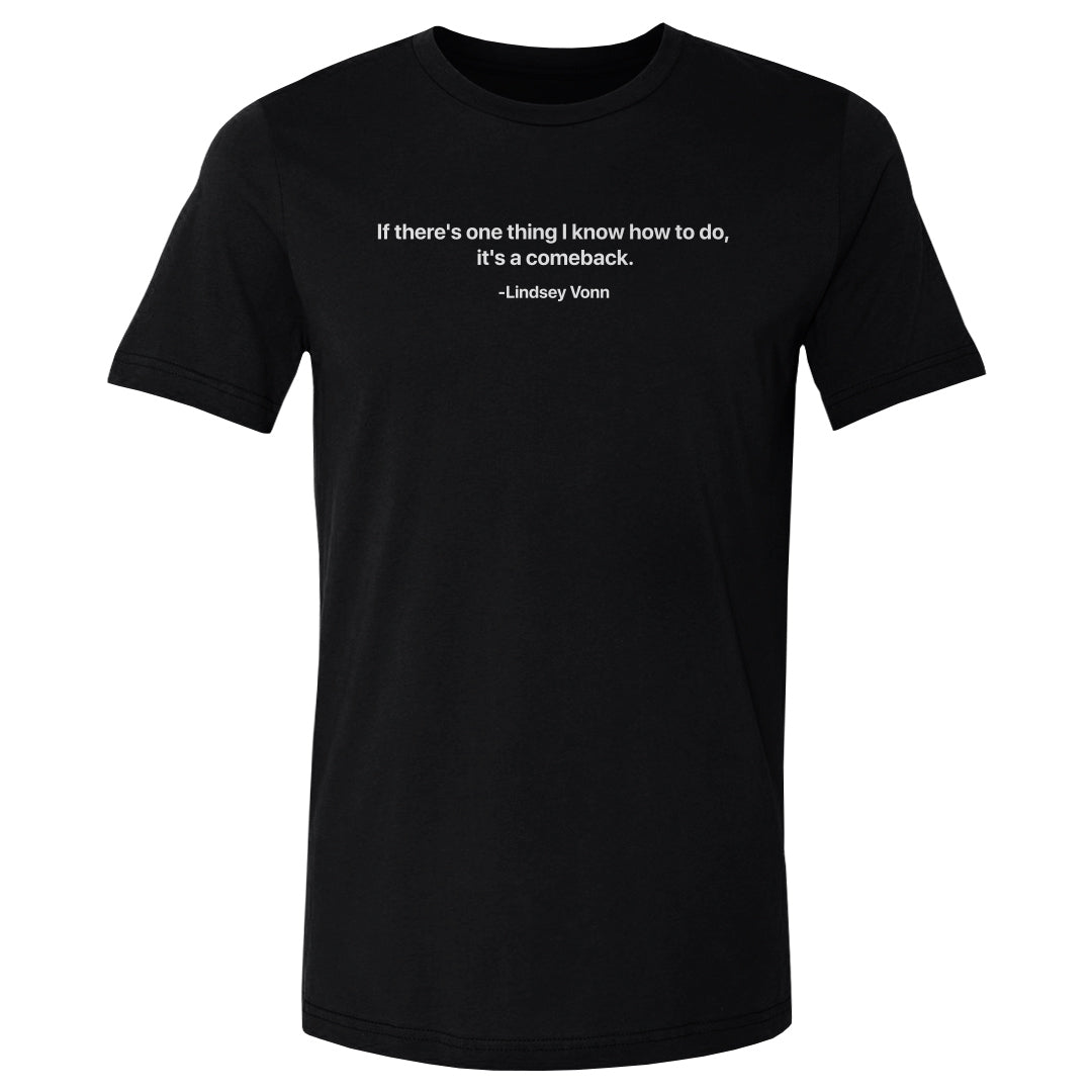 Lindsey Vonn Men's Cotton T-Shirt | 500 LEVEL