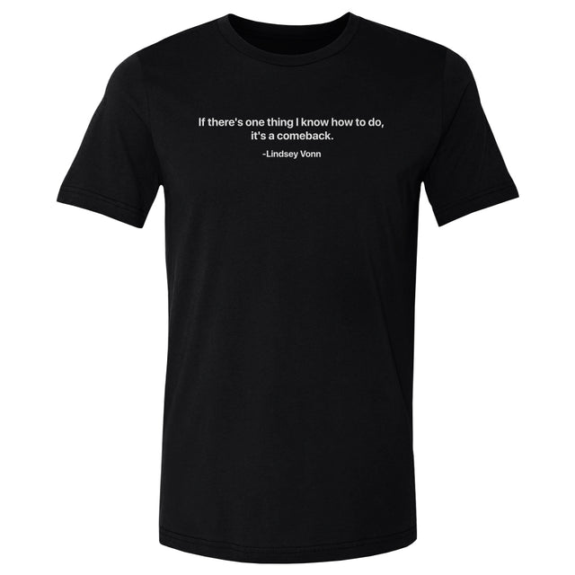 Lindsey Vonn Men's Cotton T-Shirt | 500 LEVEL