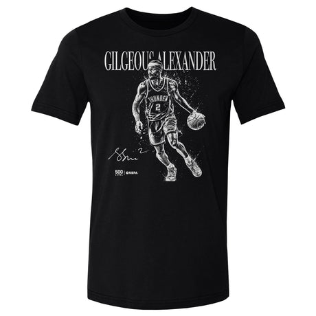 Shai Gilgeous-Alexander Men's Cotton T-Shirt | 500 LEVEL