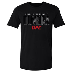 Charles Oliveira Men's Cotton T-Shirt | 500 LEVEL