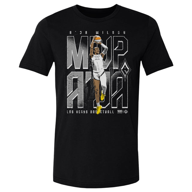 A'ja Wilson Men's Cotton T-Shirt | 500 LEVEL