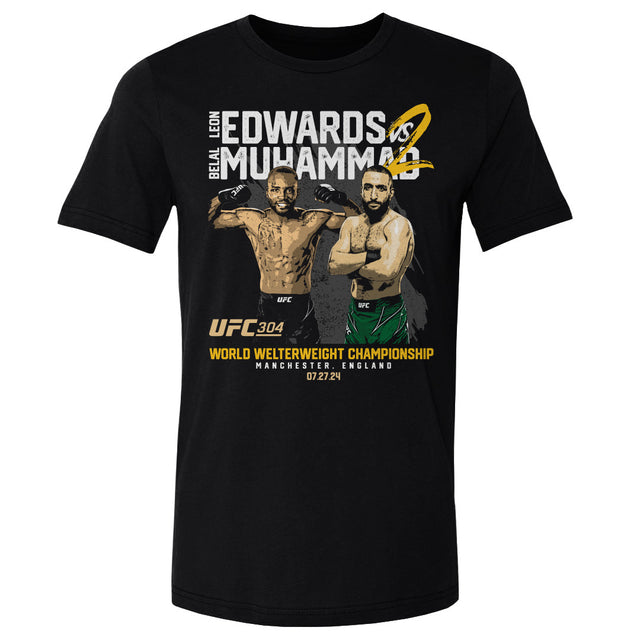 Leon Edwards Men's Cotton T-Shirt | 500 LEVEL