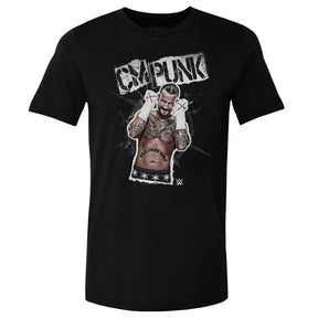 CM Punk Men's Cotton T-Shirt | 500 LEVEL