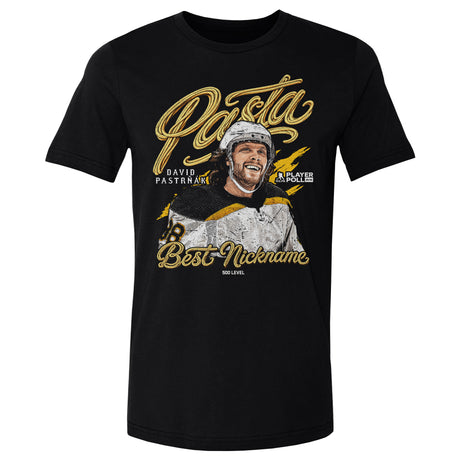 David Pastrnak Men's Cotton T-Shirt | 500 LEVEL