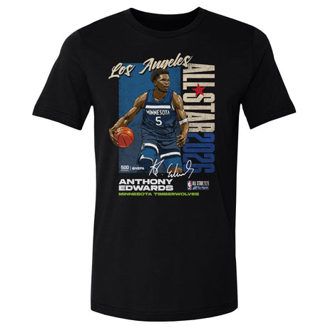 Anthony Edwards Men's Cotton T-Shirt | 500 LEVEL