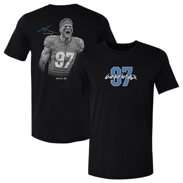 Aidan Hutchinson Men's Cotton T-Shirt | 500 LEVEL