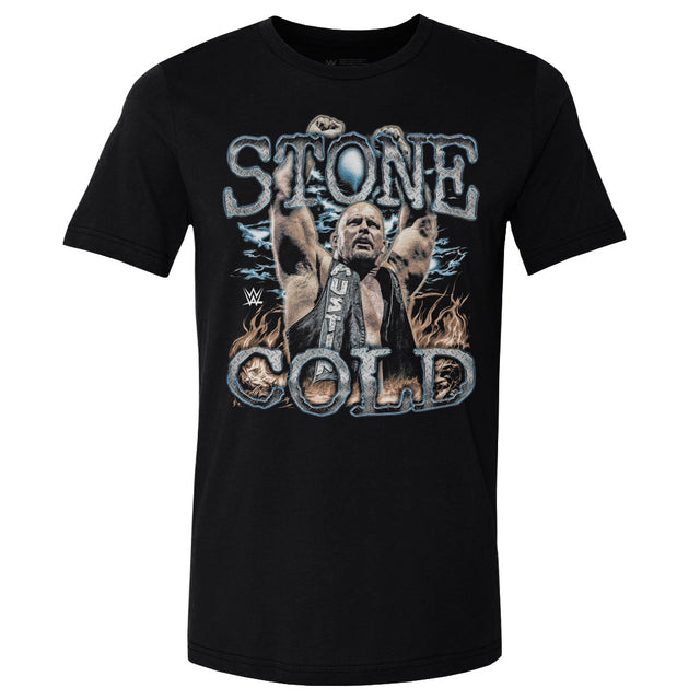 Stone Cold Steve Austin Men's Cotton T-Shirt | 500 LEVEL