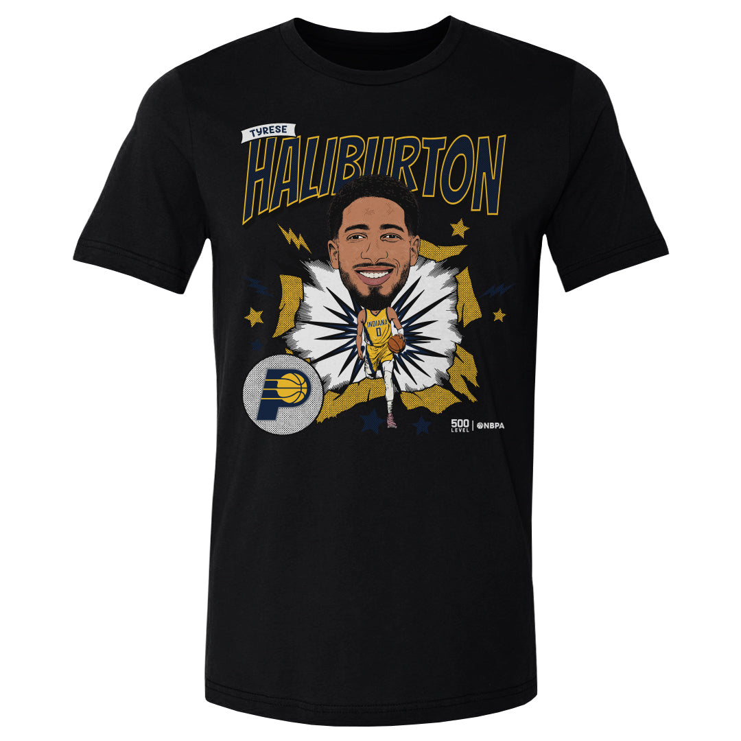 Tyrese Haliburton Men's Cotton T-Shirt | 500 LEVEL