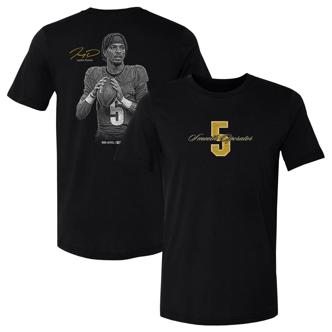Jayden Daniels Men's Cotton T-Shirt | 500 LEVEL