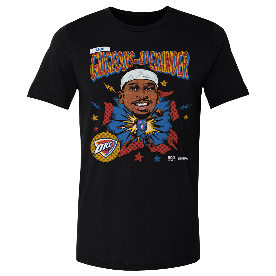 Shai Gilgeous-Alexander Men's Cotton T-Shirt | 500 LEVEL