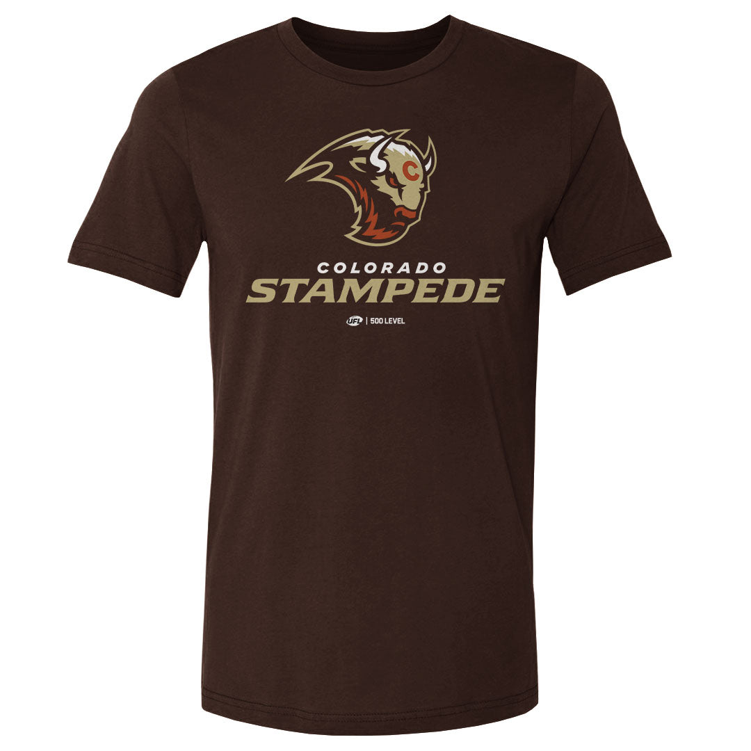 Colorado Stampede Primary Logo WHT