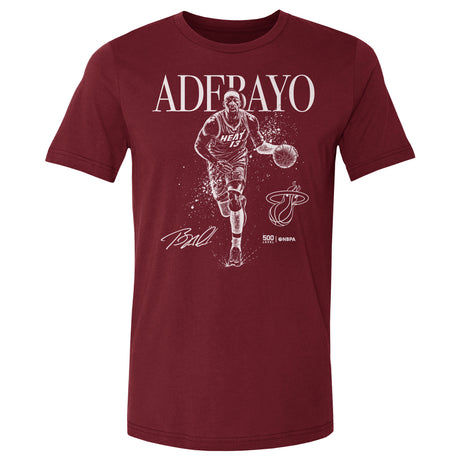 Bam Adebayo Men's Cotton T-Shirt | 500 LEVEL