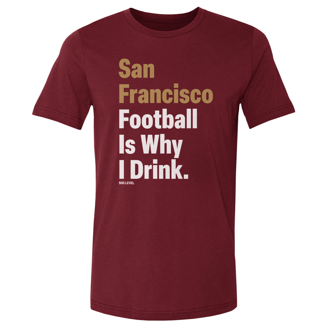 San Francisco Football Men's Cotton T-Shirt | 500 LEVEL