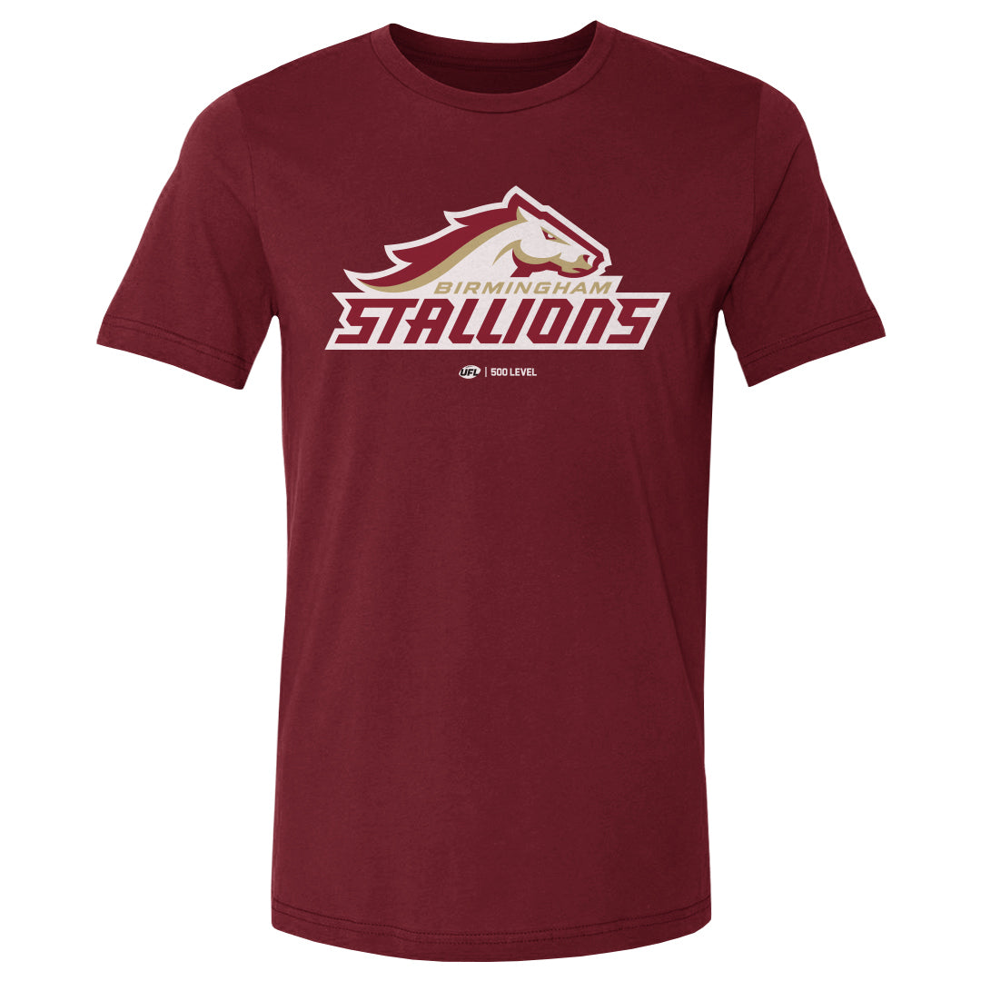 Birmingham Stallions Men's Cotton T-Shirt | 500 LEVEL