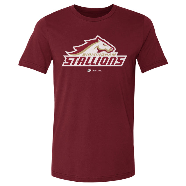 Birmingham Stallions Men's Cotton T-Shirt | 500 LEVEL