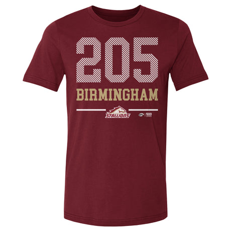 Birmingham Stallions Men's Cotton T-Shirt | 500 LEVEL