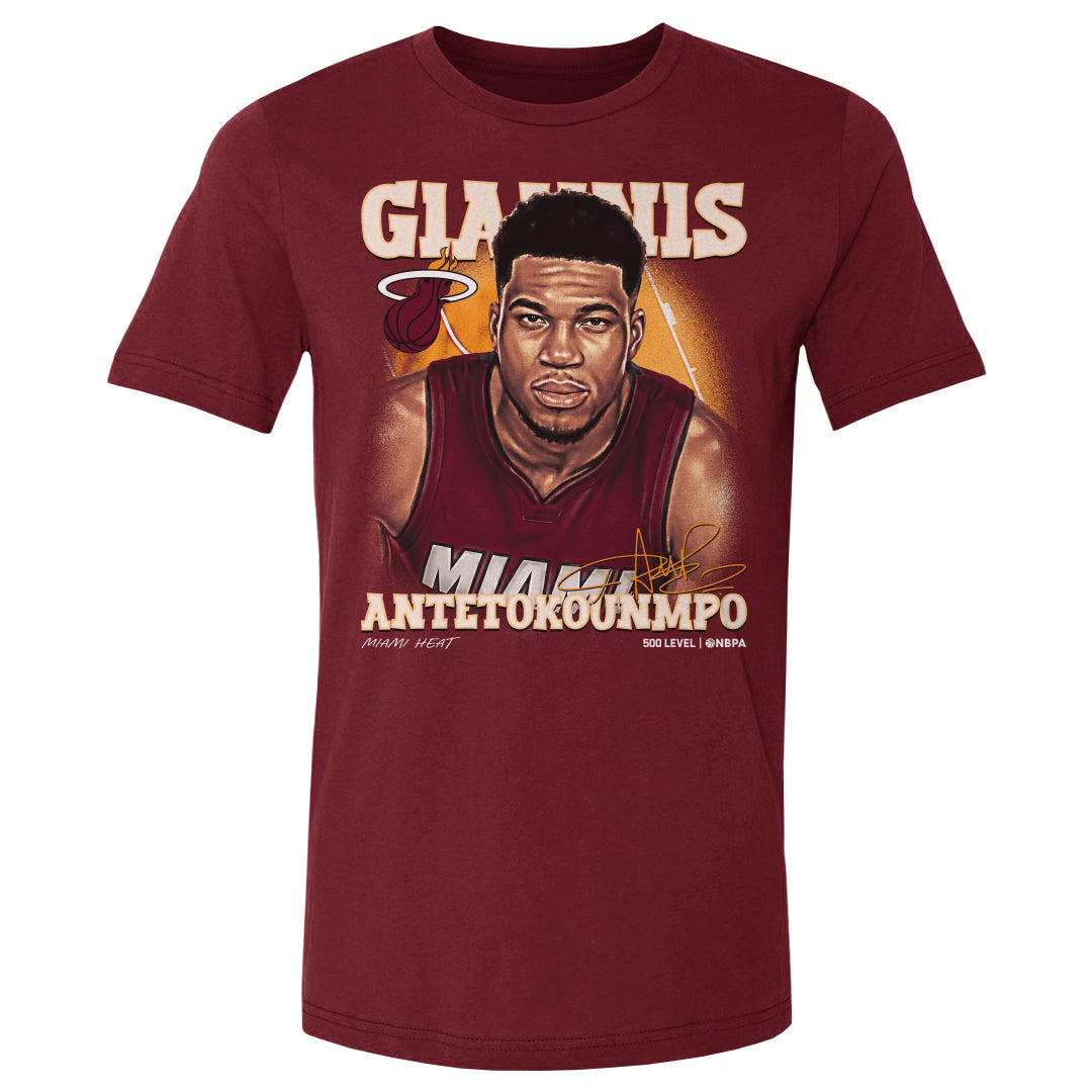 Giannis Antetokounmpo Men's Cotton T-Shirt | 500 LEVEL