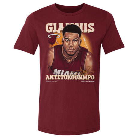 Giannis Antetokounmpo Men's Cotton T-Shirt | 500 LEVEL
